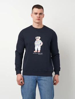 Свитшот мужской Polo Ralph Lauren 11422.3 S Темно-cиний с принтом (ROZ6501093723)