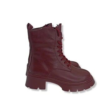 Черевики Melanda.M 37(р) Бордо Шкіра 0-1-1-PAK-7202-7569-4ZM