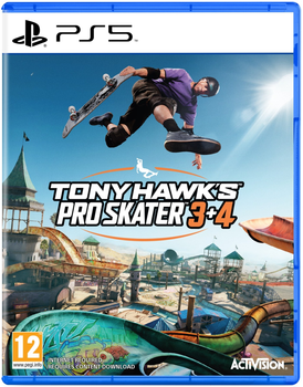 Гра PS5 Tony Hawk’s Pro Skater 3 + 4 (диск Blu-ray) (0196388567751)