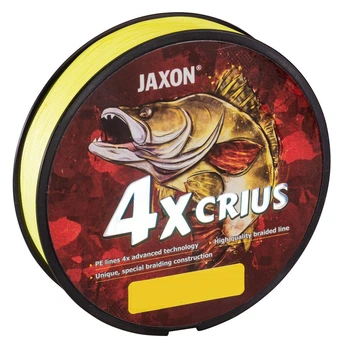 Шнур JAXON Crius 4X Fluo 150m 0.10mm 7 kg