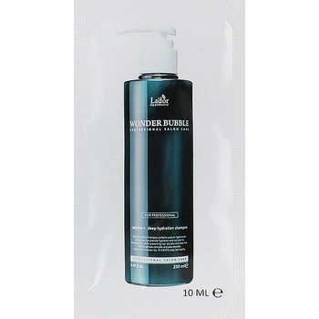 Пробник пептидного шампуню LADOR WONDER BUBBLE SHAMPOO - 10 мл