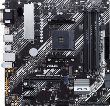 Материнская плата Asus Prime B450M-A II (sAM4, AMD B450, PCI-Ex16