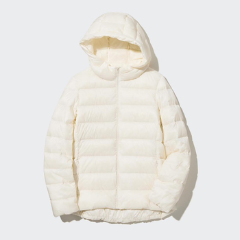 Пуховик женский UNIQLO 398139149 M Молочный (1159826515)