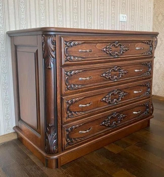 Комод Сигліс малий Virgostyle (900/1200/605) натуральне дерево з тонуванням