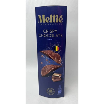 Чіпси з молочного шоколаду Meltie Crispy Chocolate Milk, 125 г