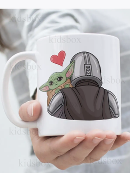 Кружка Йода с принтом керамическая чашка Звездные Войны Star Wars Yoda 330 мл Uk_239