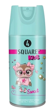 Дезодорант-спрей для детей "Sweet" - 4 Square Kids Sweet Deodorant Body Spray 150ml (для тела) (1393101-23802663)
