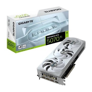 Видеокарта Gigabyte GeForce RTX 5070 Ti EAGLE OC ICE SFF 16G (GV-N507TEAGLEOC ICE-16GD)