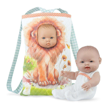 Вінілова Лялька Пупс Марина Пау Іспанська Новонароджена Дівчина Betty Animal Bag 35 см