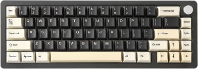 Беспроводная механическая игровая клавиатура с Hot-Swap YUNZII AL66 Black