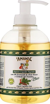 Рідке мило з маслами трентинської сосни та ялинки - L'Amande Marseille Abete Rosso E Cirmolo Del Trentino Liquid Soap 300ml