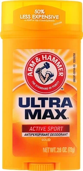 Твёрдый дезодорант-антиперспирант Arm & Hammer Ultra Max Active Sport для мужчин 73 г (033200197447)