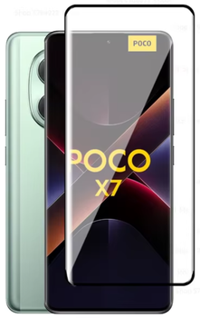 Защитное стекло CDK для Xiaomi Poco X7 | 3D Full Glue (017731) (black)