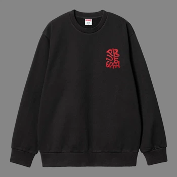 Свитшот Supreme 10003 черного цвета, размер L