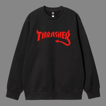 Свитшот Thrasher 10014 черного цвета, размер L