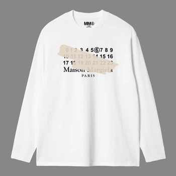 Лонгслив Maison Margiela 10003 белого цвета, размер M