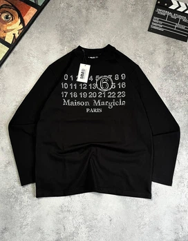 Лонгслив Maison Margiela 10001 черного цвета, размер S