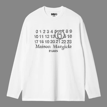 Лонгслив Maison Margiela 10004 белого цвета, размер S – Брендовая
