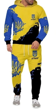 Спортивний костюм чоловічий Яскраво хіт M жовто-синій