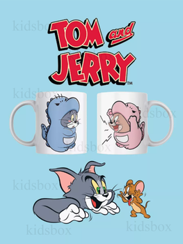 Кружка Том и Джерри с принтом керамическая чашка Tom and Jerry 330 мл Uk_105