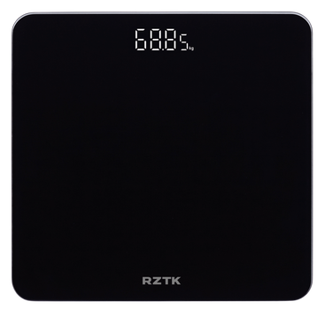 Весы напольные RZTK Slim Scale Black