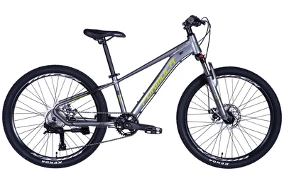 Велосипед AL 24" Formula ZEPHYR 3.0 DD CS рама 12" сіро-зелений