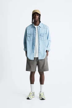 Шорти джогери Zara XL сірий 0526/301/898 – Брендовий одяг | ROZETKA
