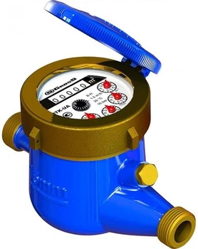 Лічільник холодної води Gross (мокроход) 3/4"(20) MNK-UA-20 R80 без гайок