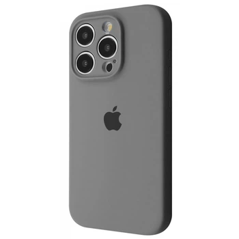 Чехол силиконовый с закрытой камерой WAVE Premium Silicone Case Camera Protection для Apple iPhone 13 Pro charcoal gray