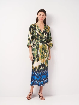 Платье женское Zara 3080/183 XS Зеленое (03080183330016)