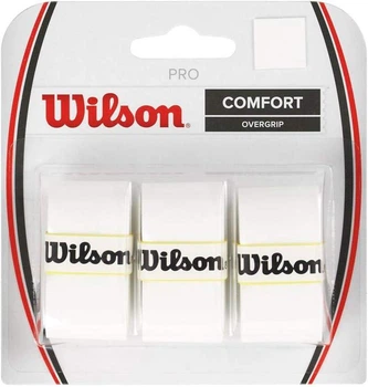 Обмотка Wilson pro overgrip white 3pack WRZ4014w
