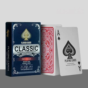 Гральні карти 54 Карт Index Стандартна Колода Сині Classic Red Chips