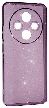 Чехол Clear Shine на Xiaomi Redmi 14C / фиолетовый