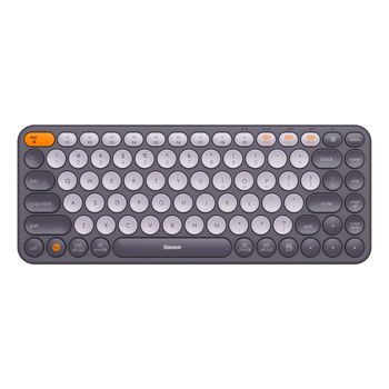 Бездротова клавіатура Baseus K01A Wireless Tri-Mode Keyboard (English Version) Frosted Gray