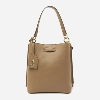 Сумка хобо жіноча U.S. Polo Assn 27A348-AA00A(WALNUT) Горіхова (786662195628)