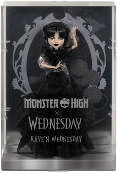 Лялька Monster High Wednesday Rave'n Wednesday HXJ03 (0194735230594)