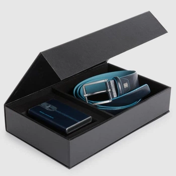 Подарочный набор Piquadro BLUE SQUARE (B2) Navy Blue CUBOX15B2R-BLU2