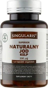 Suplement diety Singularis Superior Naturalny Jod Kelp 120 kapsułek (5907796631515)