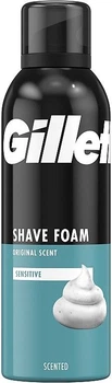 Пена для бритья Gillette Sensitive Skin Foam для чувствительной кожи, 200 мл