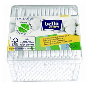 Ватные палочки Bella Coton, 200 шт