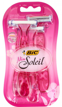 Набір бритв без змінних картриджів BIC Miss Soleil, 4 шт