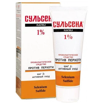 Профілактична паста Сульсена 1% проти лупи, 75 мл