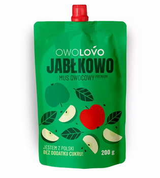 Фруктовий мус OWOLOVO з яблук 200 г