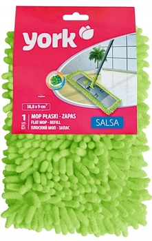 Запаска для швабры York Salsa против сильных загрязнений 38.8×9 см, 1 шт