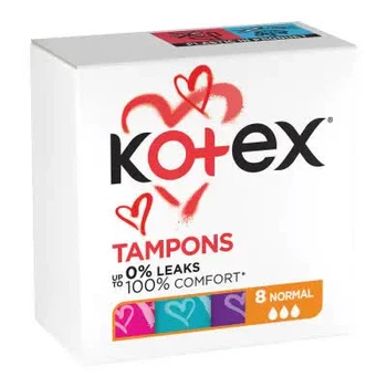 Гигиенические тампоны Кotex Normal 3 капли, 8 шт