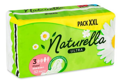Прокладки Naturella Camomile (кватро) 5 капель 32шт