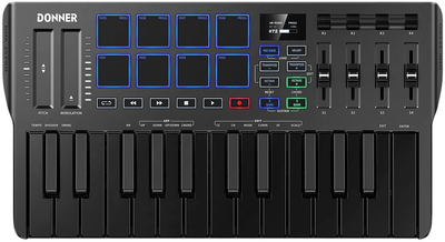 MIDI-клавіатура Donner DMK-25 PRO (DONNER DMK-25)