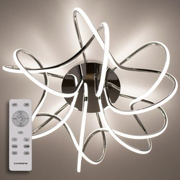 Люстра світлодіодна LUMINARIA LIANA MUSE 80W CHROME з пультом
