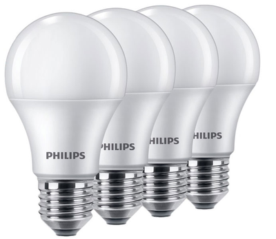Светодиодная лампа Philips ESS LEDBulb 11W E27 3000K 4 шт