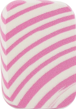 Спонж косметический для макияжа, розово-белый - Beauty LUXURY (941673-27073062)